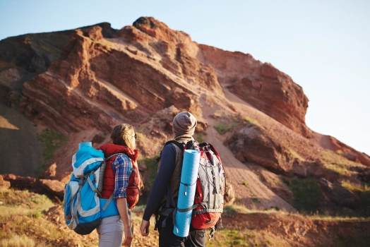 Couple in Grand Canyon